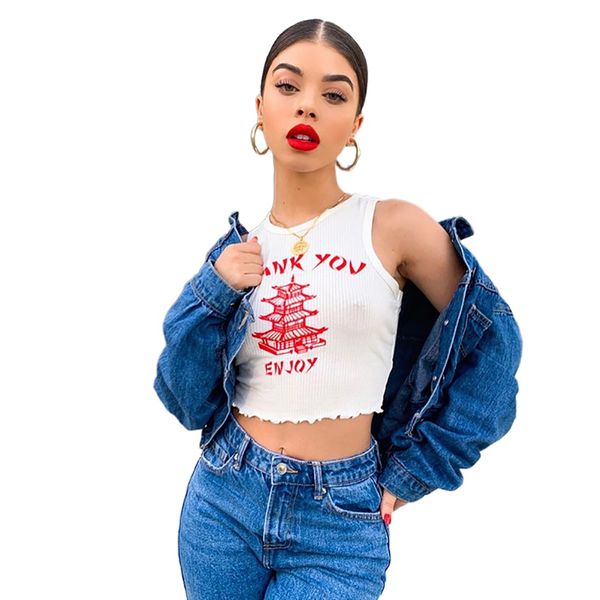 

tank crop for women off shoulder blouse round neck sleeveless summer bathing suits t-shirt, White