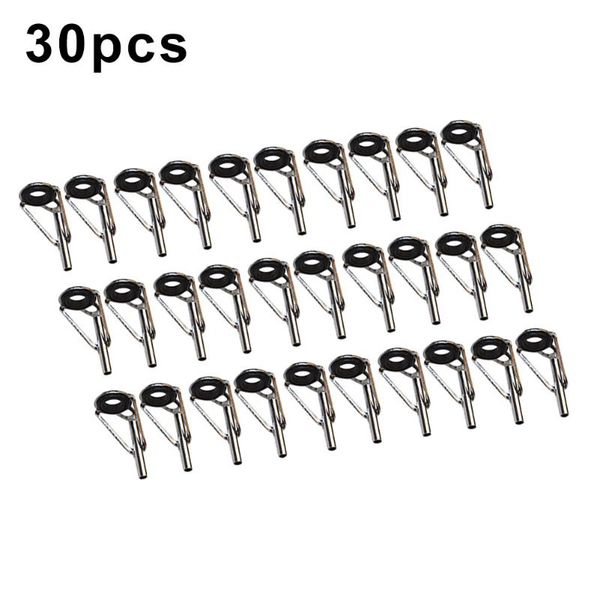 

boat fishing rods 30pcs set rod guides ring iron rings repair kit line tools fish tackle accessories