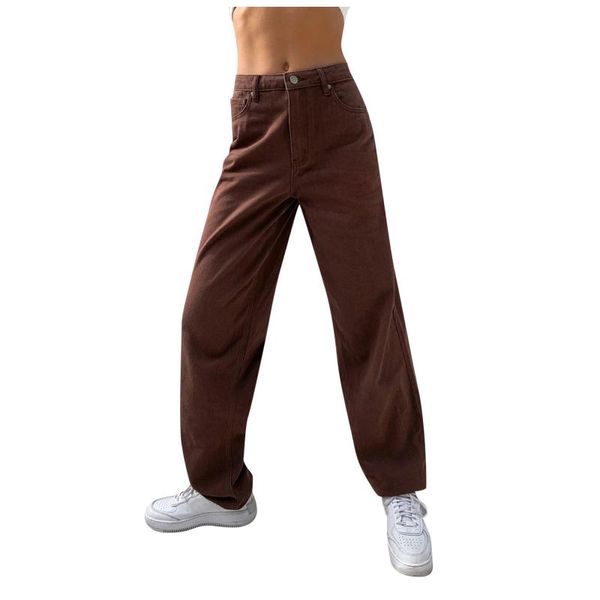 

women's jeans women high waist wide leg pants butterfly printed straight trousers vintage denim pantalon pour femme, Blue