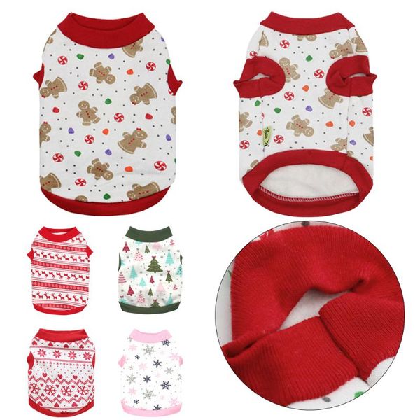 

cat costumes christmas dog sweater pullover winter clothes for small dogs pet clothing coat knitting crochet cloth accessories