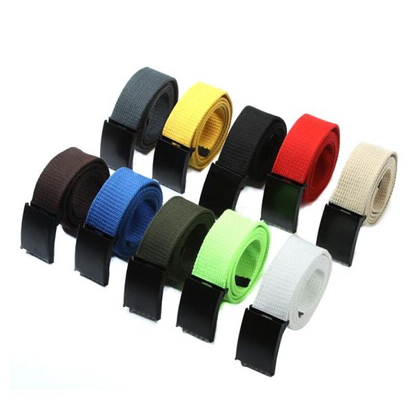 

belts web for canvas solid black metal of women's belt women, Black;brown