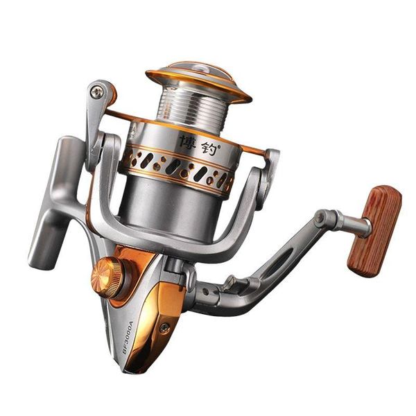 

baitcasting reels gls gear ratio 5.2:1/4.7:1 high-speed spinning fishing wheel 11+1bb wooden grip metal spool carp tackle