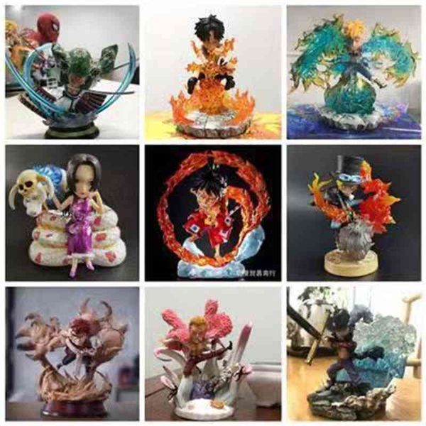 

pirate king q version of the scene: luffy solon empress tang eagle eye saab gk hand office accessories