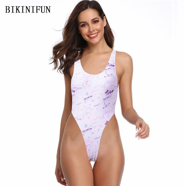 

one-piece suits marble print swimsuit women one piece suit backless bathing s-l girl low cut back monokini