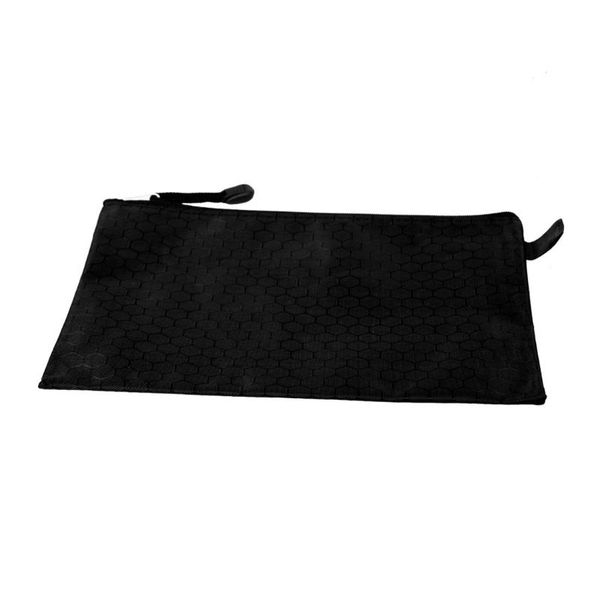 

business card files ppyy - black nylon sexangle printed a5 paper document organizer bag