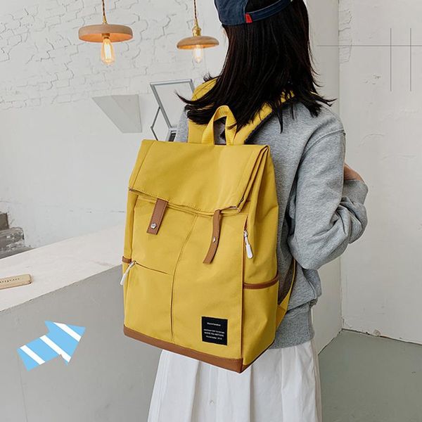 

backpack fashion women's school large capacity teenager lapcollege schoolbags men waterproof bag travel female