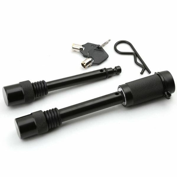 

theft protection trailer hitch pin lock, 1/2" and 5/8" receiver lock set anti-rattle for class accessries