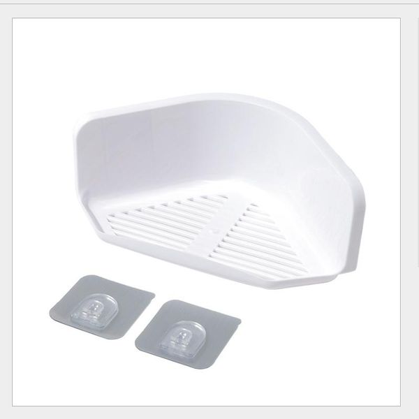 

bathroom storage & organization corner shower shelf shampoo holder kitchen rack organizer 3 colors