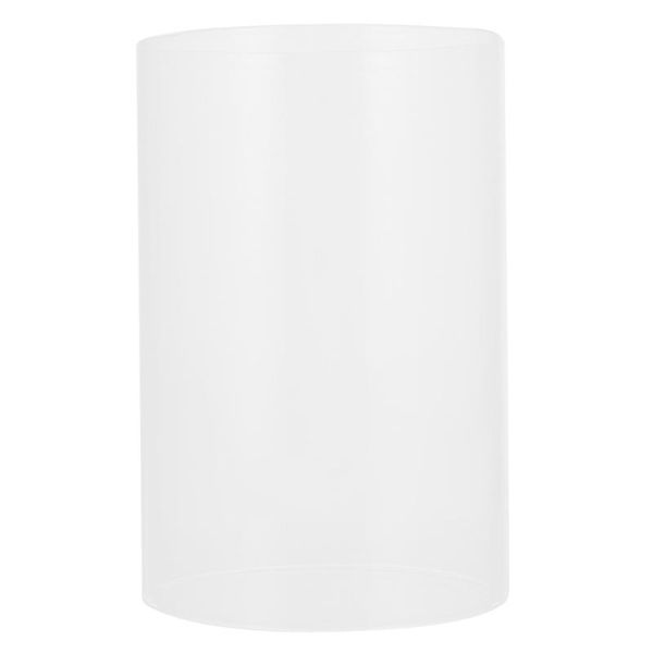 

candle holders 1pc transparent aroma cup glass led cover home adornment