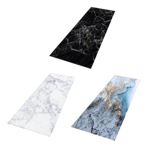 

carpets decorative hallway runner rug non slip door mat marble effect bedroom floor