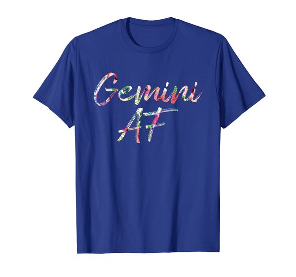 

birthday gifts - gemini af floral t-shirt, White;black