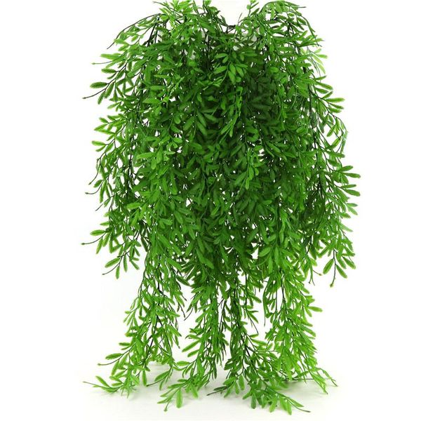 

decorative flowers & wreaths artificial plants wall hanging vine greenery garland faux willow rattan home garden wedding decoration