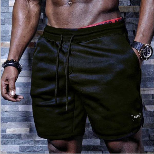 

men bodybuilding brand shorts joggers gyms fitness crossfit workout sportswear bottoms male casual quick dry beach short pants 210714, White;black