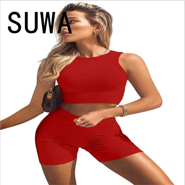 

women's tracksuits women shorts set summer solid sleeveless matching two 2 piece outfits sport sweatsuits, Gray