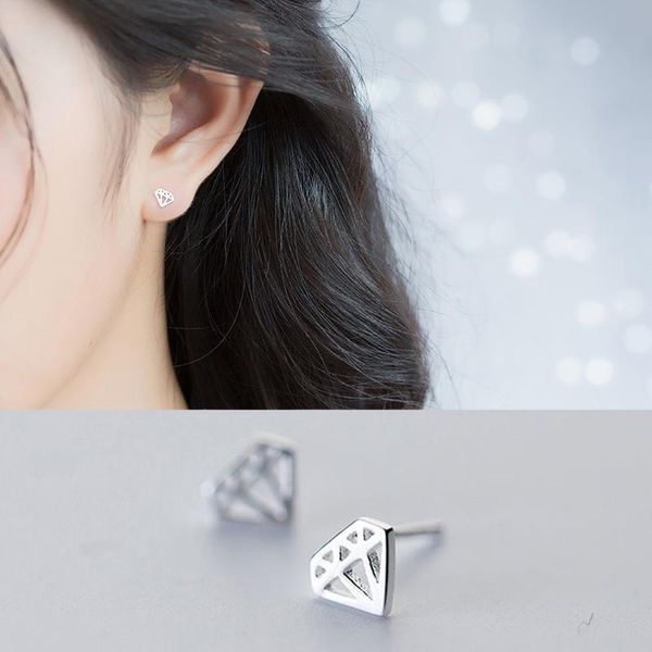 

other la monada stud earrings for women silver 925 minimalist fine in jewelry sterling, Golden;silver