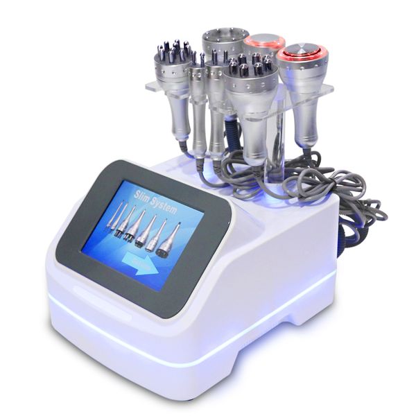 

7 in 1 ultrasonic 40k cavitation multipolar rf frozen body shaping slimming machine skin lifting anti-wrinkle beauty device