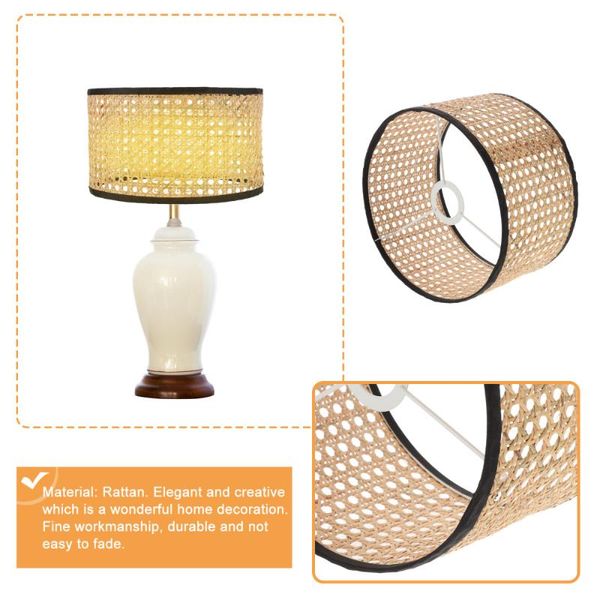 

pendant lamps rattan woven lamp shade ceiling cover weaving lampshade hanging