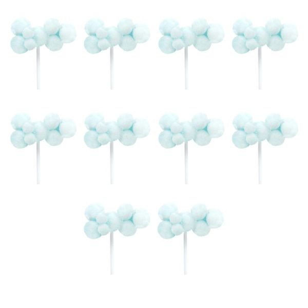 

other event & party supplies cards plug-ins cloud insert cake decoration er plugin 10pcs 2 colors three-dimensional fiber clouds blue de