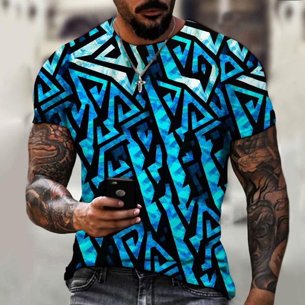 

men's t-shirts summer t-shirt 3d printing abstract color short-sleeved harajuku fashion oversize xxs-6xl, White;black