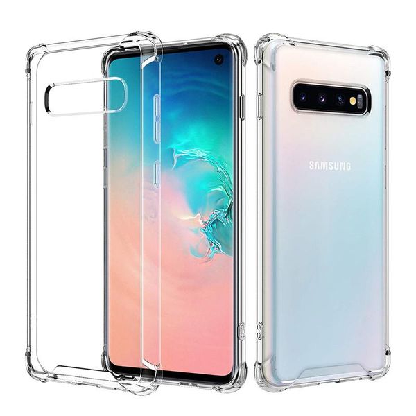 

cell phone pouches transparent airbag case for samsung galaxy s10 lite plus 5g capa s10e s10lite s10plus s105g shockproof silicone soft cove