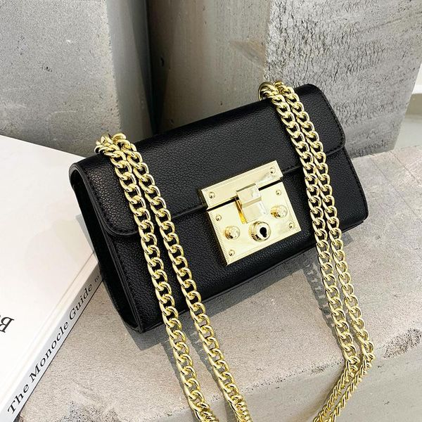 

shoulder bags niche design high-end chain handbag 2021 fashion messenger bag square underarm dual-use width: 20cm