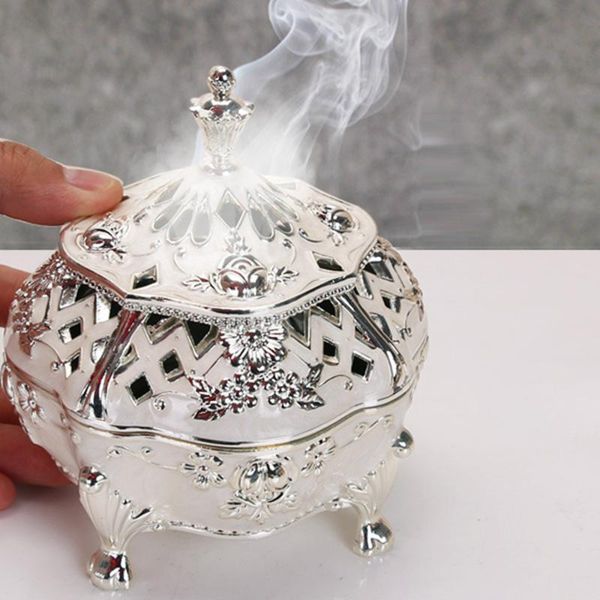 

11.9*10.4cm incense burner zinc alloy incense holder handicraft office