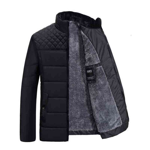 

men's down & parkas winter jacket casual warm parka stand collar coat clothes thick man l-4xl black e7lj# wkti