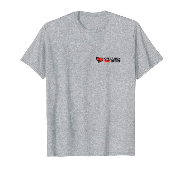 

operation bbq relief 2 million meals disaster response shirt, White;black