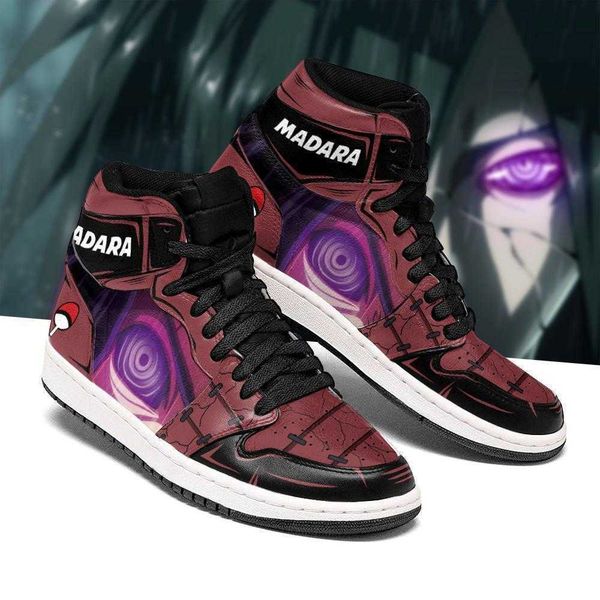 

madara rinnegan eye sneakers naruto anime costume
