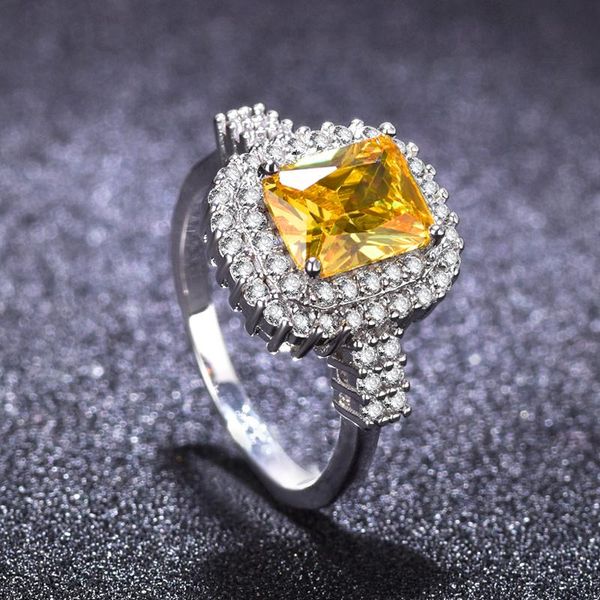 

wedding rings ring with stone women's accessories for jewelry 2021 trend couple, Slivery;golden