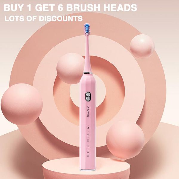 

smart electric toothbrush boyakang sonic rechargeable ipx7 waterproof replacement heads