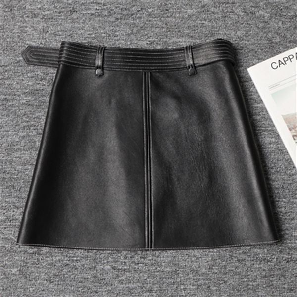 

2021 new wild zipper skirt j10 9ym5, Black