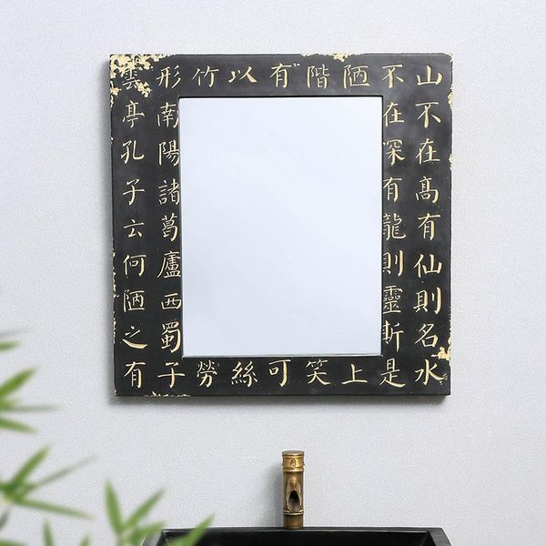 

mirrors chinese style bathroom mirror art antique hallway tea house club b & villa el decorative creative ornaments