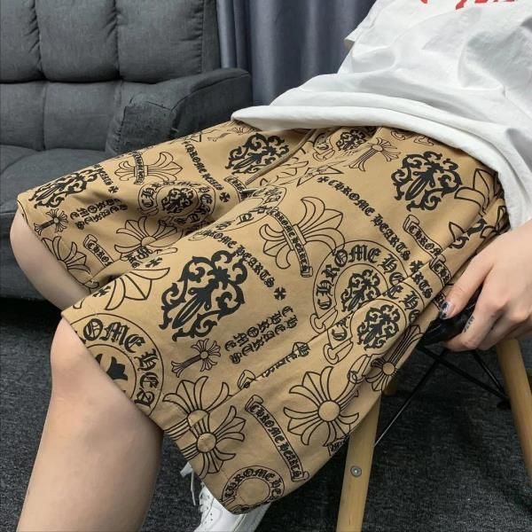 

crosin croxin shorts men's summer trend thin korean sports knee length capris loose casual beach pants brand 3wnn fcyd, White;black