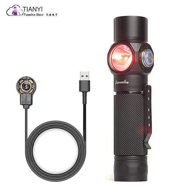 

flashlights torches strong light multifunctional rechargeable red head-mounted lamp beekeeping magnet adsorption maintenance
