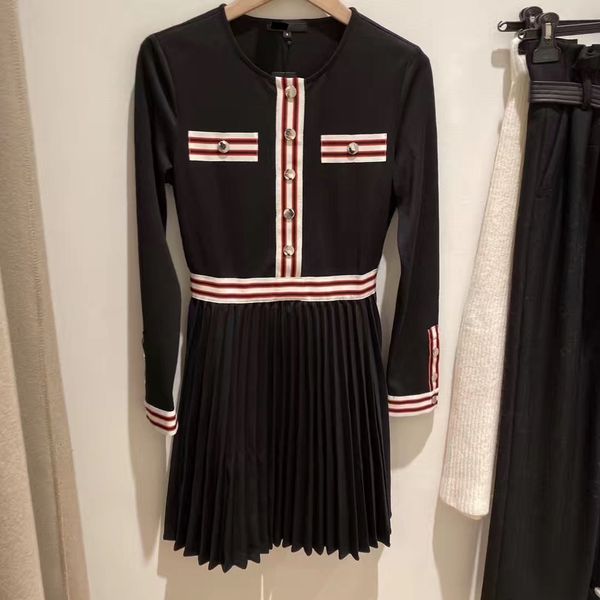 

vintage women's strips dress around the elegant neck frilly party dresses at night ay5w, Black;gray