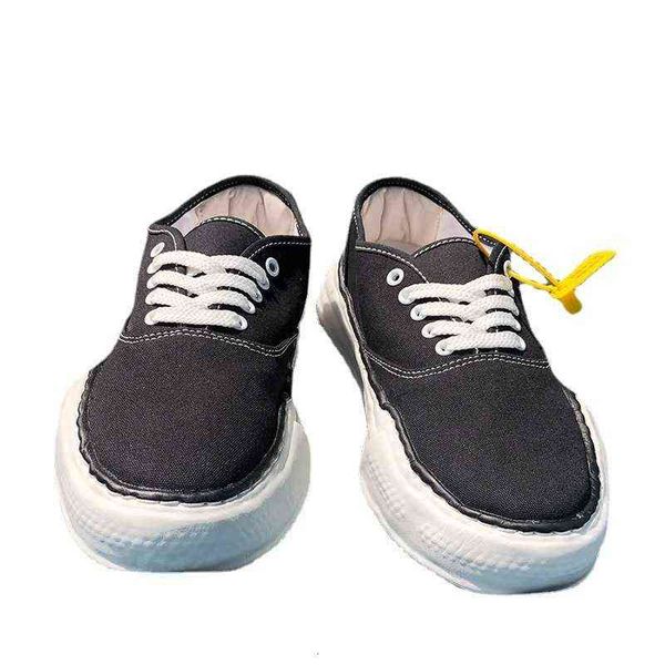 

superstorm pure black classic melting shoes thick soled canvas men's dissoing minority board couple