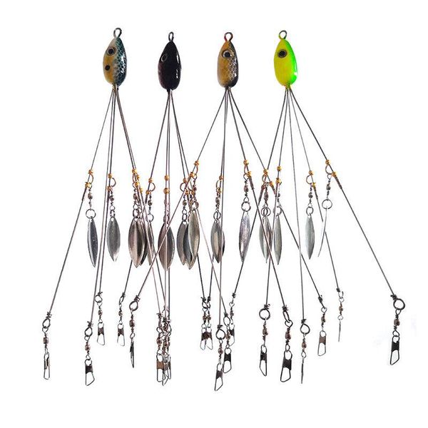 

fishing hooks group attack metal bait with sequins lure splitter