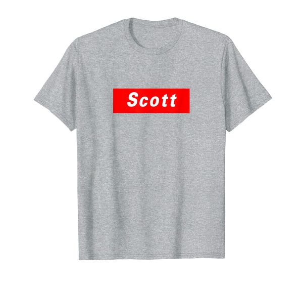 

scott first name gift idea t-shirt, White;black