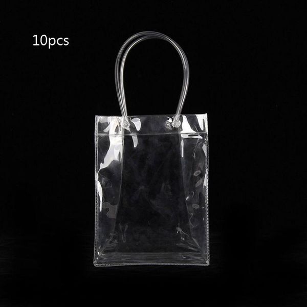 

cosmetic bags & cases 10pcs pvc waterproof swimming bag see through clear plastic wash sports travel storage security check handbags