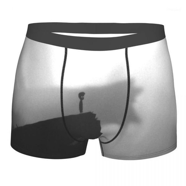 

underpants limbo video game cotton panties man underwear in dark night shorts briefs, Black;white