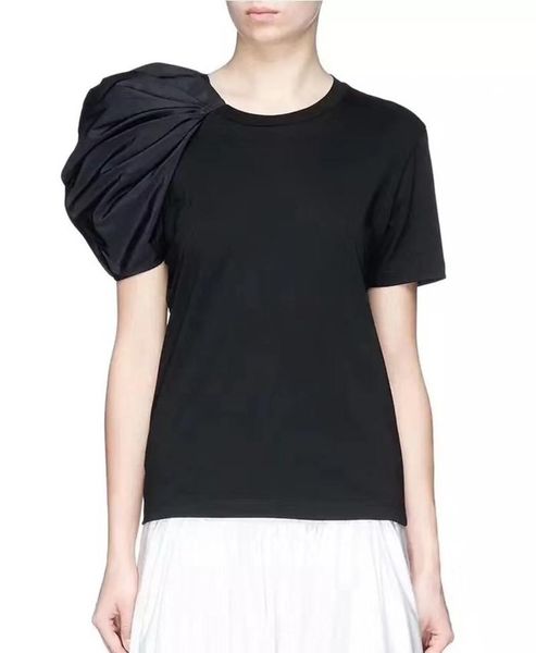 

women's t-shirt 2021 summer short sleeve half ins super fire 456, White
