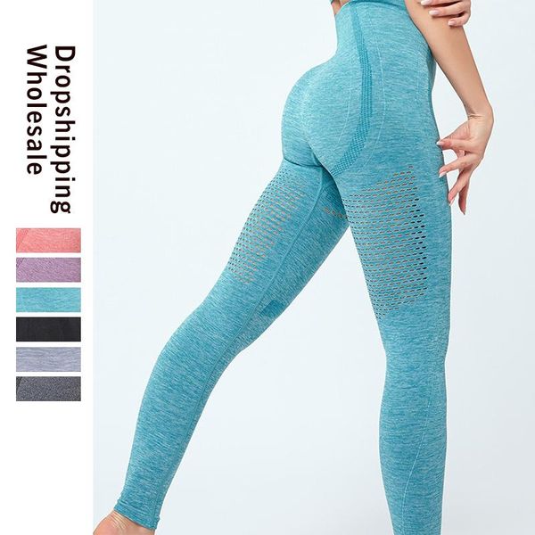 

women's leggings female fitness push waist women breathable mujer fashion 2021, Black