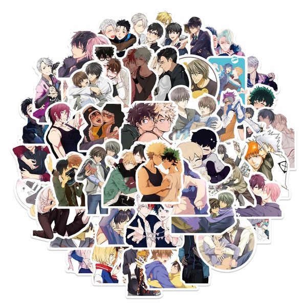 

50pcs/set anime boylove small waterproof stickers