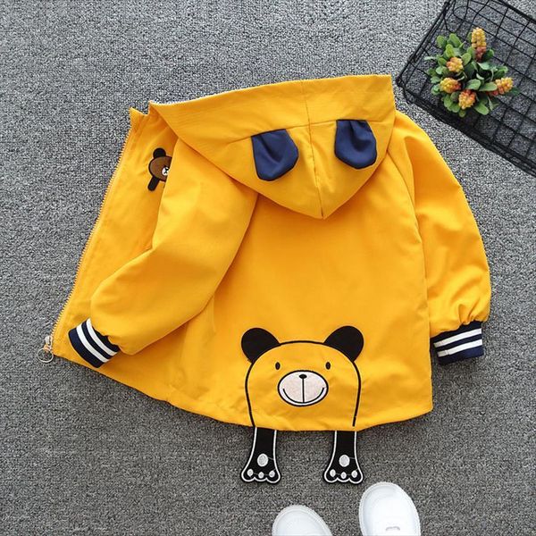 

childrens jacket boy windbreaker spring autumn cute coat waterproof kids clothes trench coats, Blue;gray