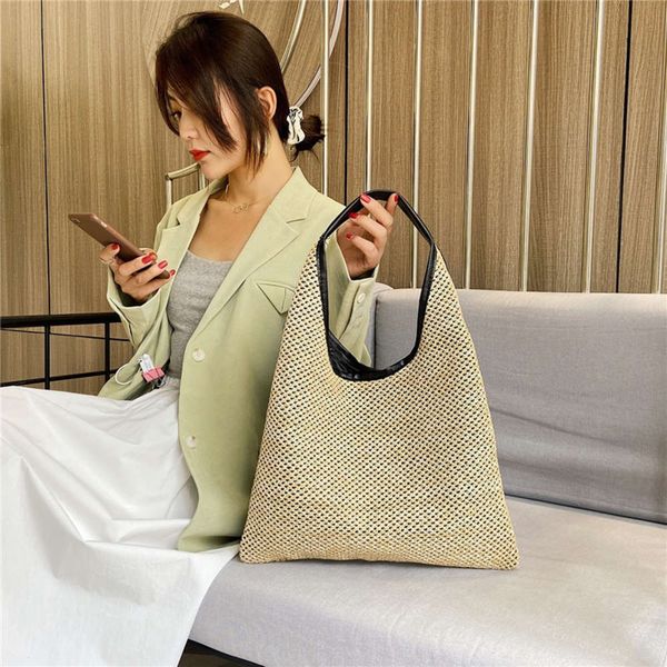 

hbp french foreign style women's summer new 2021 popular woven shoulder holiday fashion straw bag