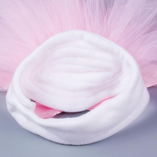 

born baby clothes knitted tutu skirt girls boys flower headband po prop, Blue