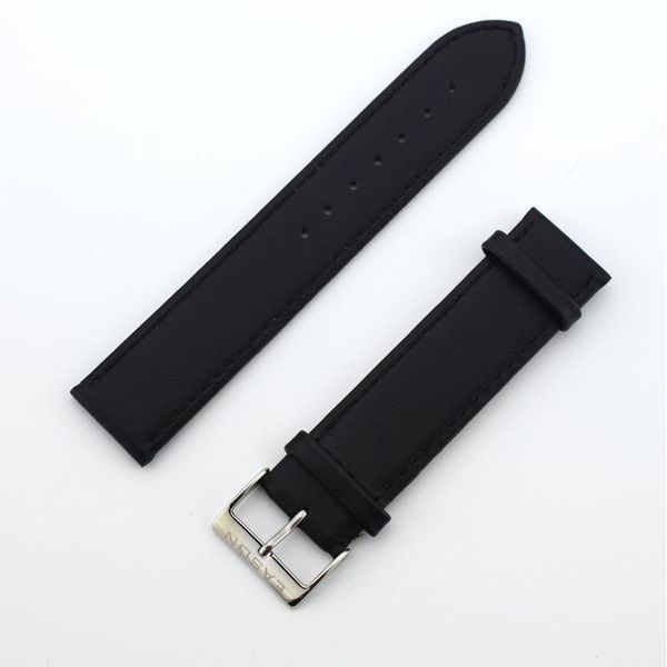 

watch bands black color strap genuine leather for men or women accessories 20mm, Black;brown
