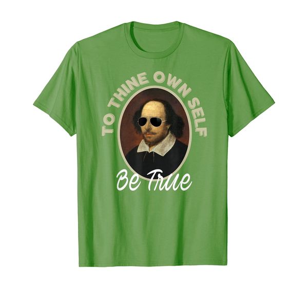 

to thine own self be true gifts-hamlet shakespeare quote t-shirt, White;black