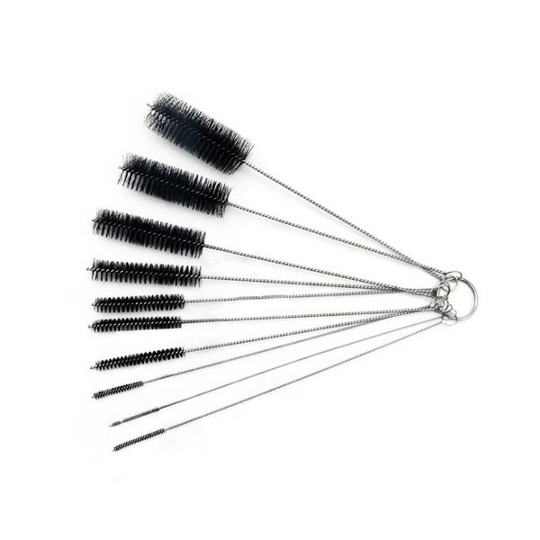 

bike chains 10pcs/lot bicycle brushes cleaner multifunctional cycling cleaning nylon bristles stainless steel riding chain brush
